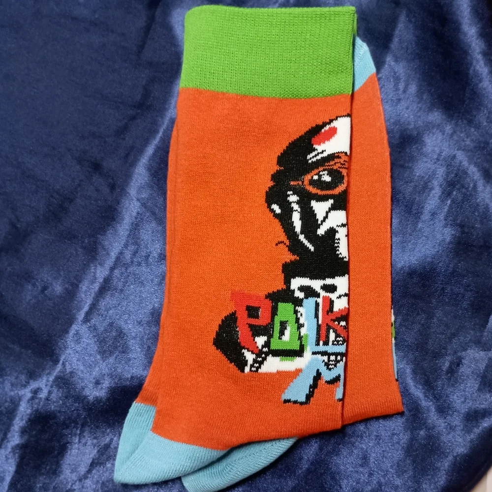 Suicide Squad DC Comics Crew Socks Size 8-13 Polka Dot Man Graphic NWOT Mens